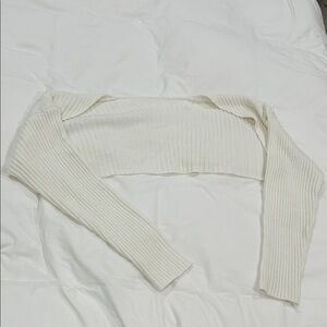 Amazon Cream Ribbed Sweater